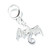Dragon sterling silver bead charm .925 Flying Dragons charms