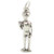 Alien sterling silver charm .925 Area 51 Roswell aliens charms