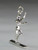 Water skier sterling silver charm .925 Waterskier Waterskiing additional view