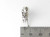 Native American Chief on horseback sterling silver charm .925 Indian size example