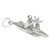 Kayak sterling silver charm .925 Canoe Canoes and Kayaks charms