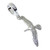 Seagull sterling silver bead charm .925 x 1 Sea Gull bird and gulls charms