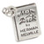 Moby Dick Book sterling silver charm .925 Herman Melville books