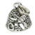 Beehive sterling silver charm .925 Bee Insect Hive Honey