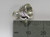 Beehive sterling silver charm .925 Bee Insect Hive Honey side view