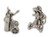 Golf Trolley Cart sterling silver charm .925 Golfing charms additional view