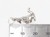 Kangaroo with Joey baby in pouch sterling silver charm .925 charms detail