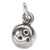 Ten pin bowling ball SMALL sterling silver charm .925 x 1 Bowl charms
