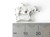 Cow sterling silver charm .925 Cows Milking Daisy charms side view