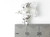 Cow sterling silver charm .925 Cows Milking Daisy charms detail