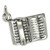 Holy Bible sterling silver charm .925 Holy Books of God charms