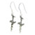 Dagger - Knife sterling silver earrings .925 x 1 pair dangles daggers knives
