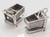 Shopping Trolley sterling silver charm .925 Shoppers Cart charms extra view