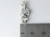 Madonna and Child sterling silver charm .925 x 1 Jesus Holy charms detail
