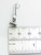Gymnast female sterling silver charm .925 Gymnastics charms size example