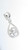 Daffodil Flower sterling silver bead charm .925 x 1 Daffs & Flowers Euro charms additional view