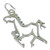 Horse sterling silver charm .925 x 1 Horses Equine charms