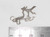 Horse sterling silver charm .925 Horses Equine charms detail