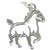 Horse sterling silver charm .925 Horses Equine charms A2