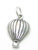 Hot Air Balloon sterling silver 2D charm .925 Ballooning charms additional view