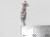 Crab sterling silver charm .925 Cancer Sea Crabs Shellfish charms side view