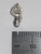 Teapot 2D sterling silver charm .925 Tea Pot charms size example