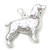 Spaniel Dog sterling silver charm .925 x 1 Spaniels dogs charms