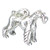 Schnauzer Dog sterling silver charm .925 Schnauzers Dogs charms