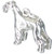 Schnauzer Dog sterling silver charm .925 Schnauzers Dogs charms alternate view