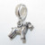 Schnauzer dog sterling silver bead charm .925 Schnauzers Dogs charms additional view