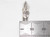 Airedale Terrier Dog sterlng silver charms .925 Airdales dogs charms side view