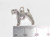 Airedale Terrier Dog sterlng silver charms .925 Airdales dogs charms additional view