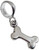 Bone sterling silver bead charm .925 x 1 Dog Dogs Bones Archeology charms