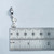 Bone sterling silver bead charm .925 Dog Dogs Bones Archeology charms size example