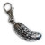 Pickle cucumber sterling silver clip charm .925 Cucumbers & Pickles charms