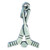 Ice Hockey sterling silver charm .925 Icehockey sport charms