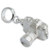 Camera opening sterling silver bead charm .925 cameras charms