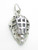 Ice Hockey Face Mask sterling silver charm .925 x 1 Masks charms additional view