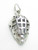 Ice Hockey Face Mask sterling silver charm .925 Masks charms additional view