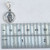Saint Jude Thaddeus sterling silver bead charm .925 Saints St Judes charms side view