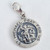 St Michael the Archangel sterling silver clip charm .925 Saint charms size example