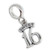 Sweet 16 Sixteen sterling silver bead charm .925 x 1 16th birthday charms