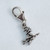 Witch TINY sterling silver clip charm .925 x 1 Witches and Halloween charms size example
