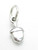 Acorn TINY sterling silver charm .925 Acorns Oak Tree Seeds charms additional view