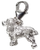 Spaniel sterling silver clip charm .925 x 1 Dog Dogs Spaniels charms detail