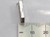 Domino sterling silver charm .925 Dominos charms side view