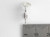 Cupid sterling silver charm .925 Love Archer Loving charms side view