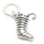 Christmas stocking with sweets sterling silver small charm .925 x1 Xmas