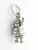Santa SMALL sterling silver charm .925 x 1 Father Christmas charms additional view