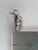 Santa Father Christmas sterling silver charm .925 x 1 Xmas charms side view